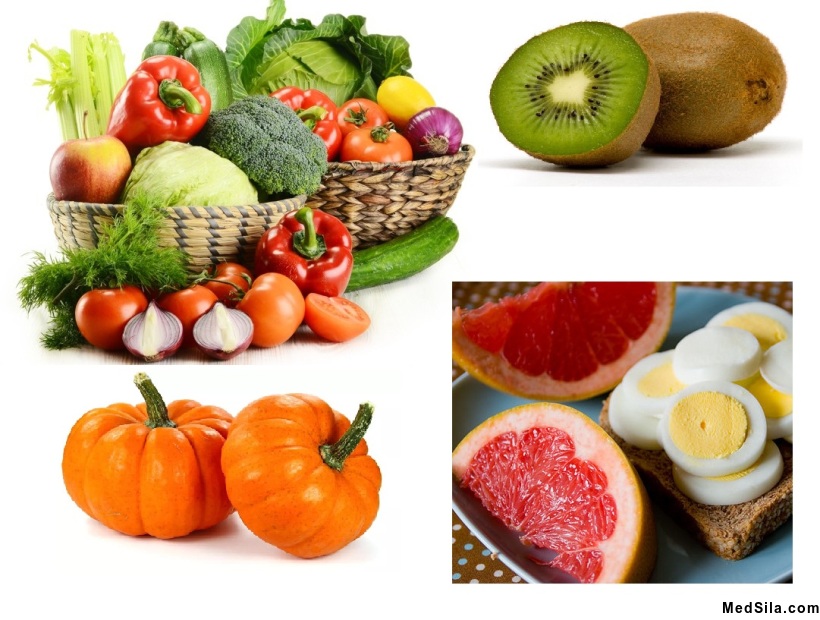 продукты, содержащие каротиноиды